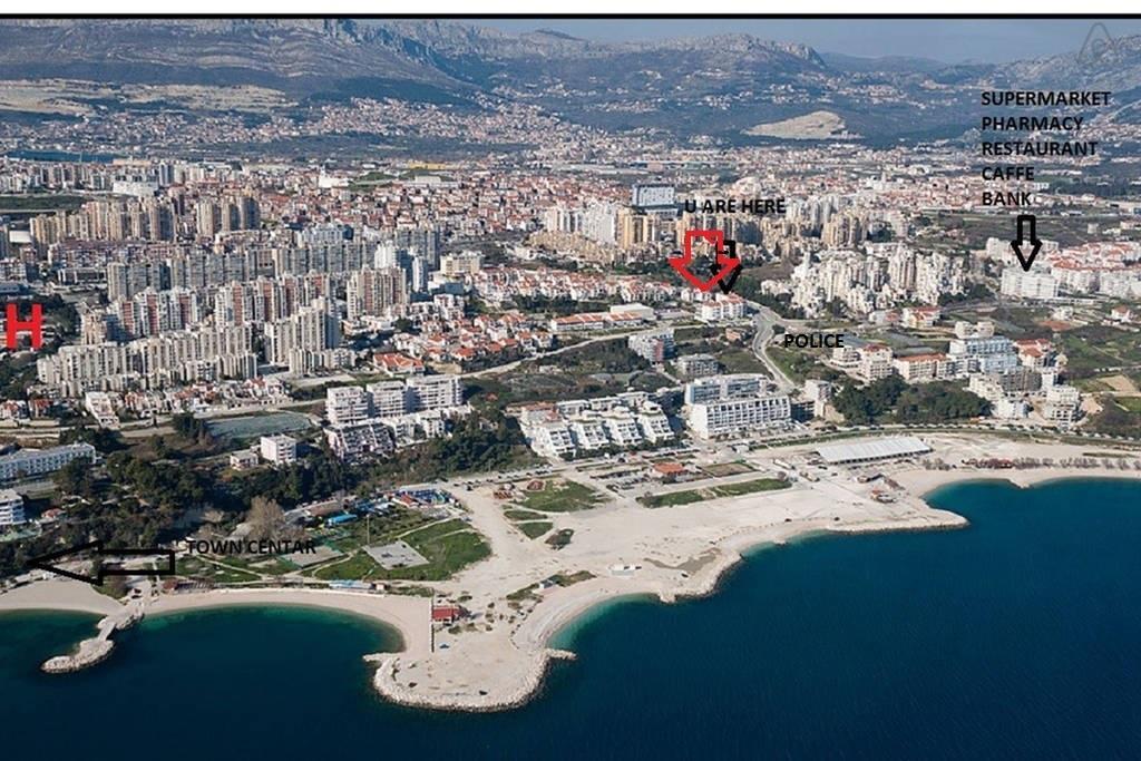 Lusea Apartments Split Exterior foto